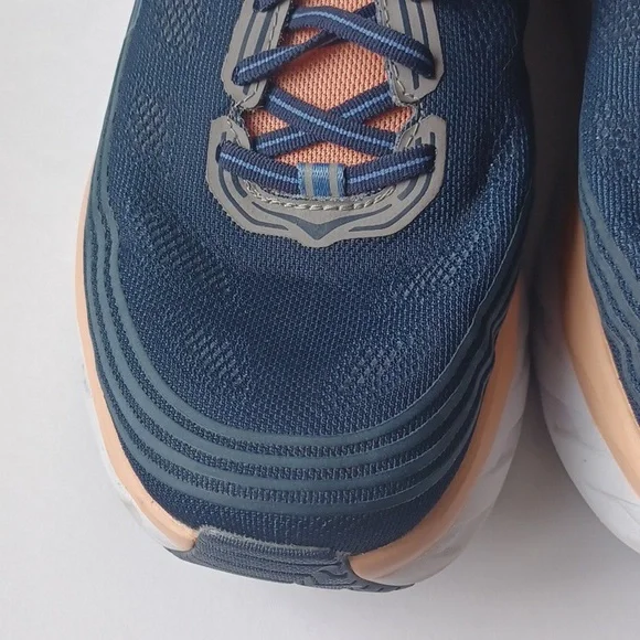 Hoka One One Women's Bondi 6 10D Wide Running Shoes 1019272 MIDP Navy - Picture 8 of 16